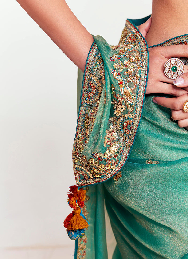 Fancy Silk Wedding Wear Wedding Saree 11 Pieces Catalog