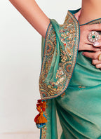 Fancy Silk Wedding Wear Wedding Saree 11 Pieces Catalog