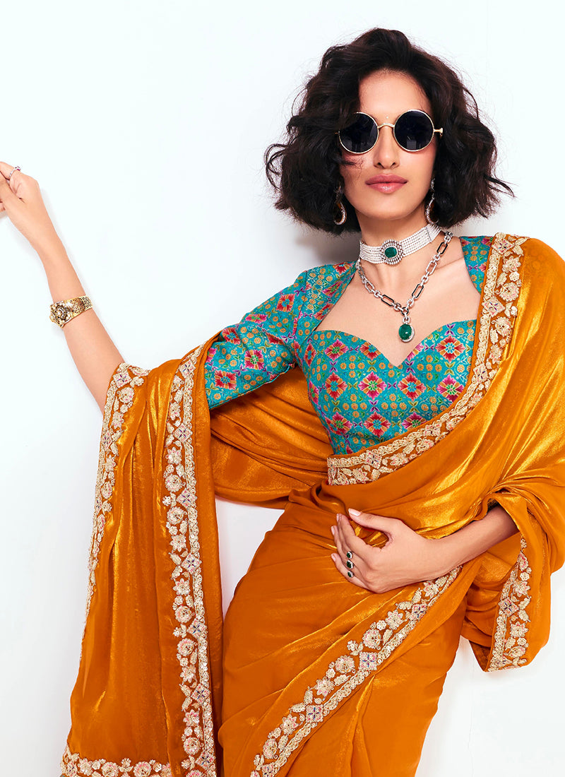 Fancy Silk Wedding Wear Wedding Saree 11 Pieces Catalog