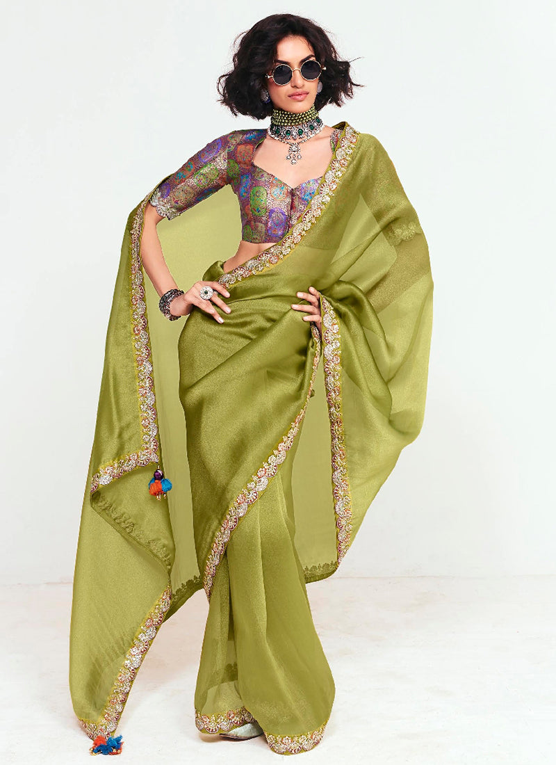 Fancy Silk Wedding Wear Wedding Saree 11 Pieces Catalog