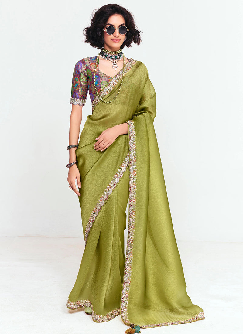 Fancy Silk Wedding Wear Wedding Saree 11 Pieces Catalog