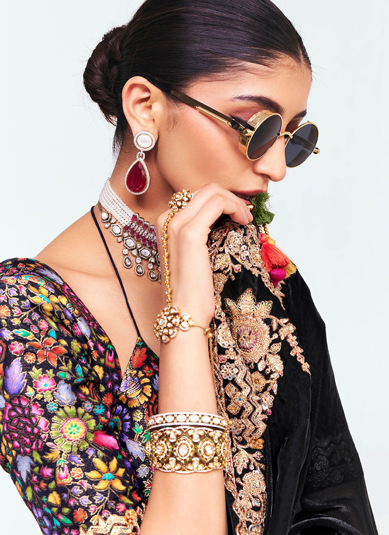 Fancy Silk Wedding Wear Wedding Saree 11 Pieces Catalog