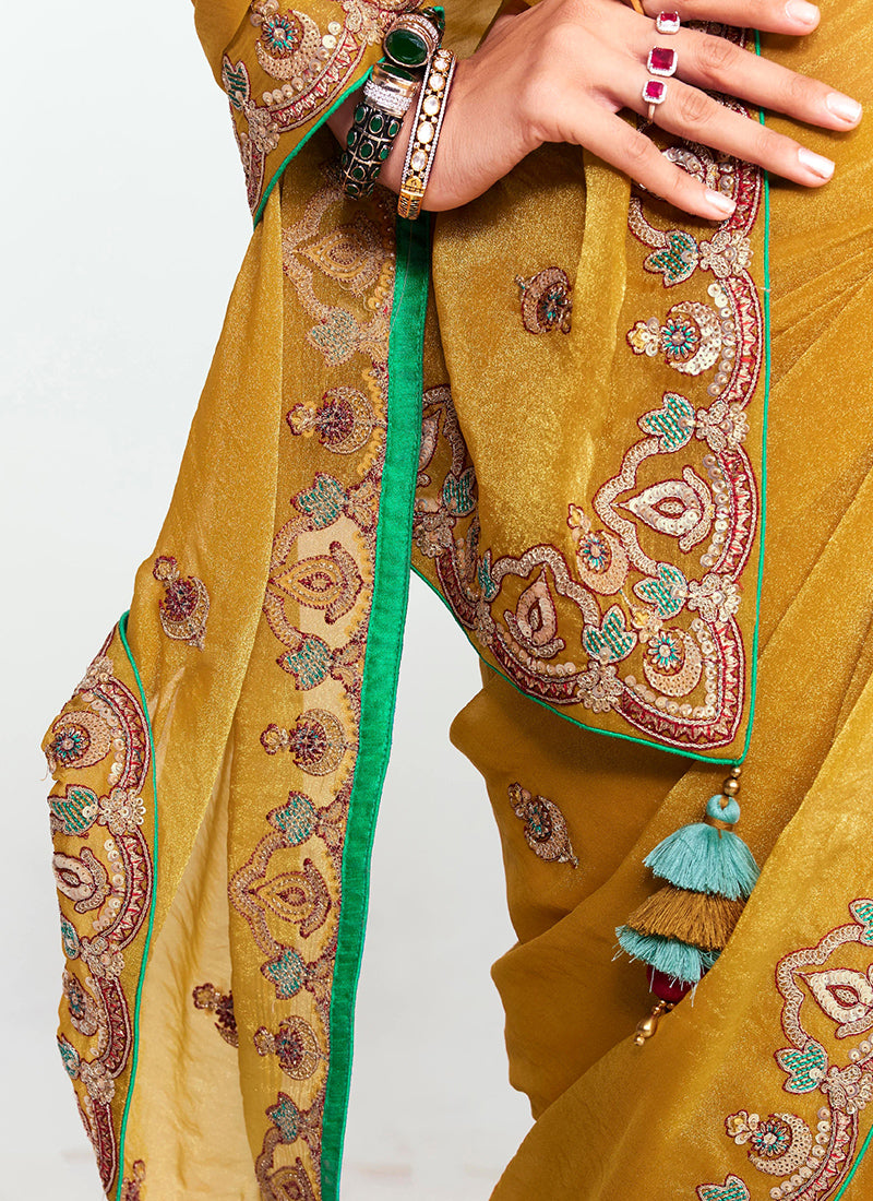 Fancy Silk Wedding Wear Wedding Saree 11 Pieces Catalog