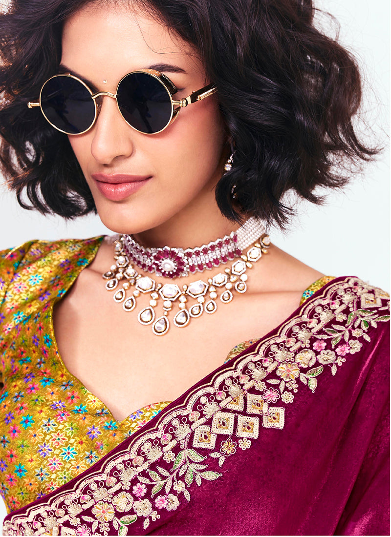 Fancy Silk Wedding Wear Wedding Saree 11 Pieces Catalog