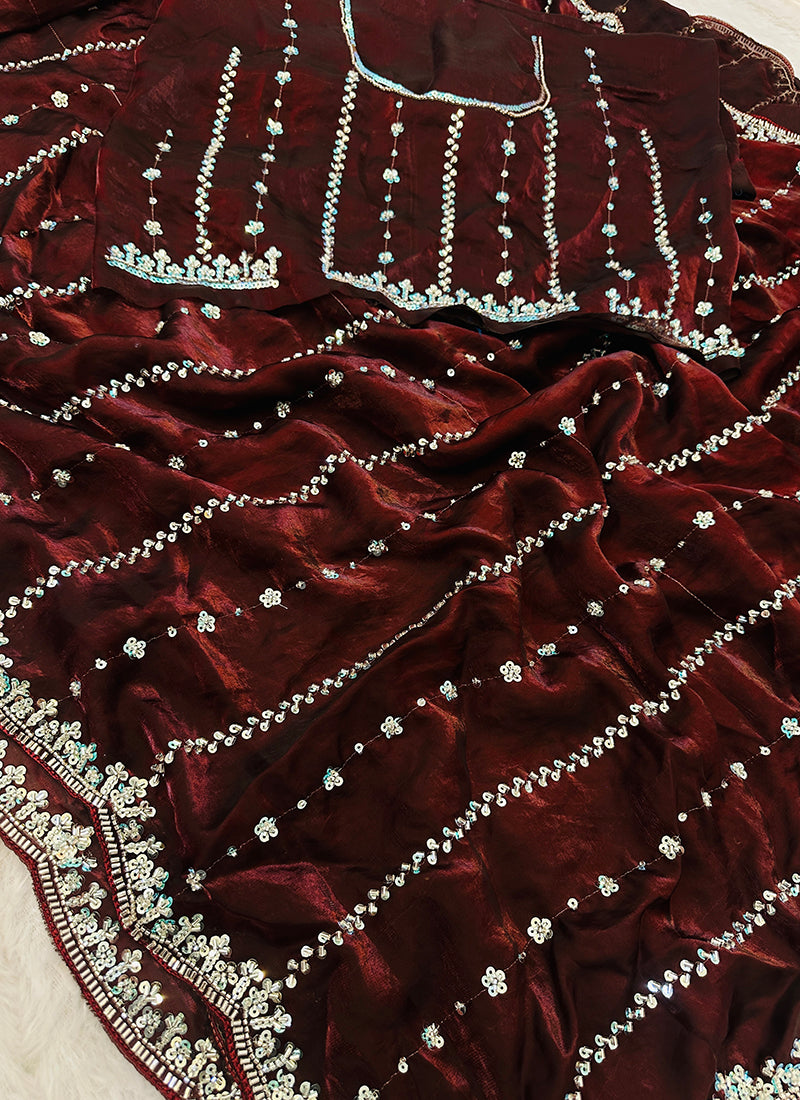 Fendi Satin Festival Wear Saree 10 Pieces Catalog