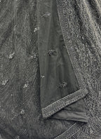 Black Net Sequins Work  Wedding Wear Lehenga Choli SW434007