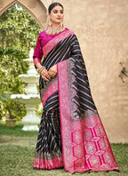 Banarasi Silk Occasional Wear Saree 4 Pieces Catalog