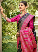 Banarasi Silk Occasional Wear Saree 4 Pieces Catalog