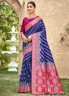 Banarasi Silk Occasional Wear Saree 4 Pieces Catalog