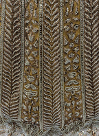 Golden Net Sequins Work  Wedding Wear Lehenga Choli SW294529