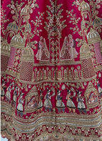 Pink Silk Embroidery Work Wedding Wear Lehenga Choli SW874697