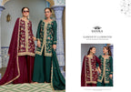 JIYA  Premimun Chinon Silk With Embroidery Hand Work Eid Festival Wear Unstitched 6 Piece Catalogue