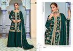 JIYA  Premimun Chinon Silk With Embroidery Hand Work Eid Festival Wear Unstitched 6 Piece Catalogue