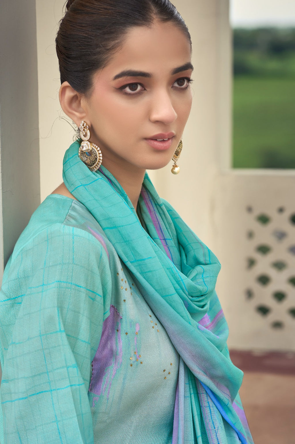 EKNOOR Musline Silk Digital Print Casual Wear Unstitched Salwar Suit 6 Piece Catalogue