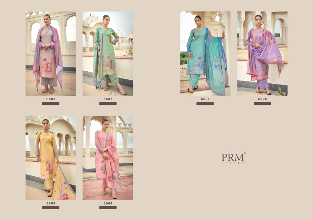 EKNOOR Musline Silk Digital Print Casual Wear Unstitched Salwar Suit 6 Piece Catalogue