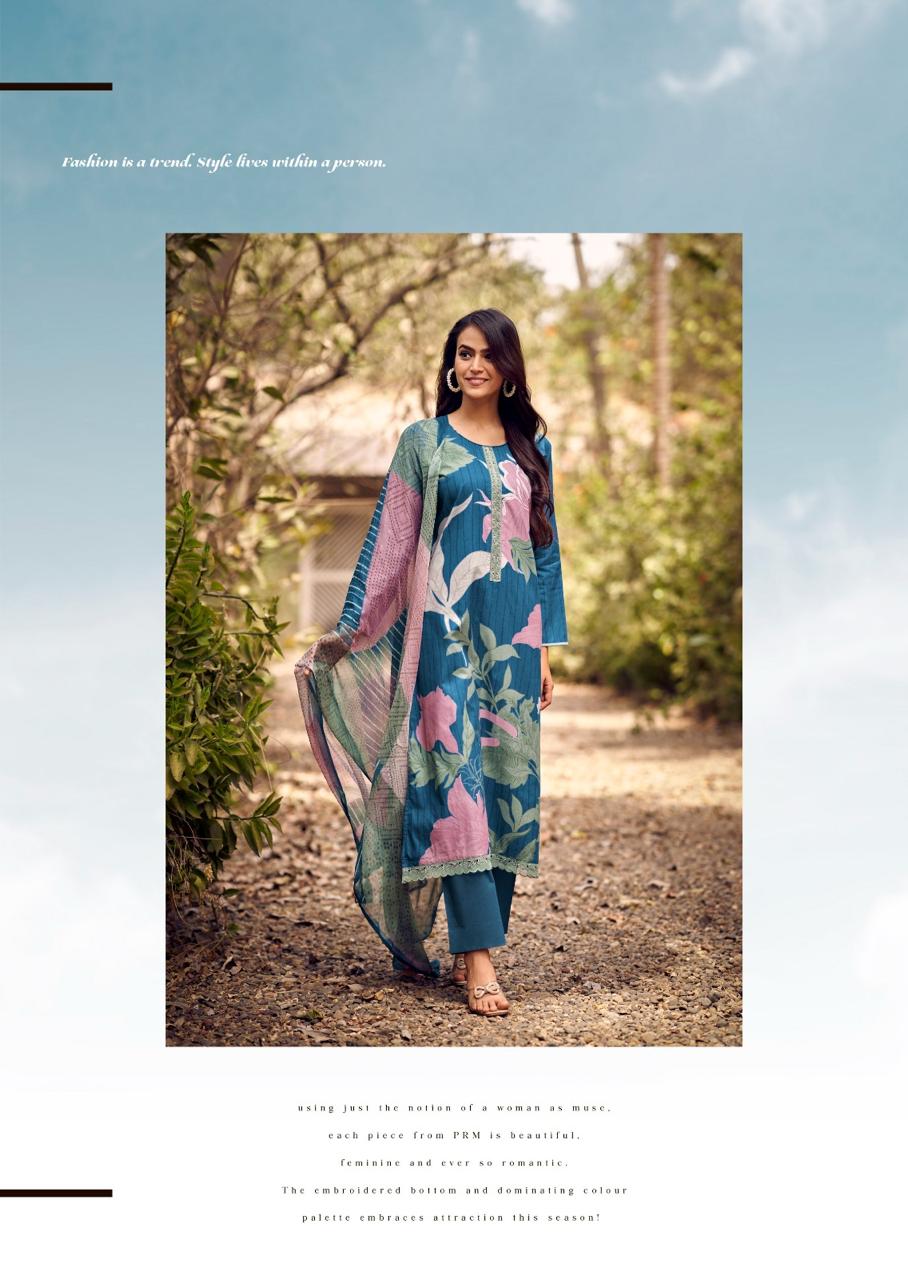 BRISCA Lawn Cotton With Digital Print Festival Wear Unstitched Salwar Suit 6 Piece Catalogue