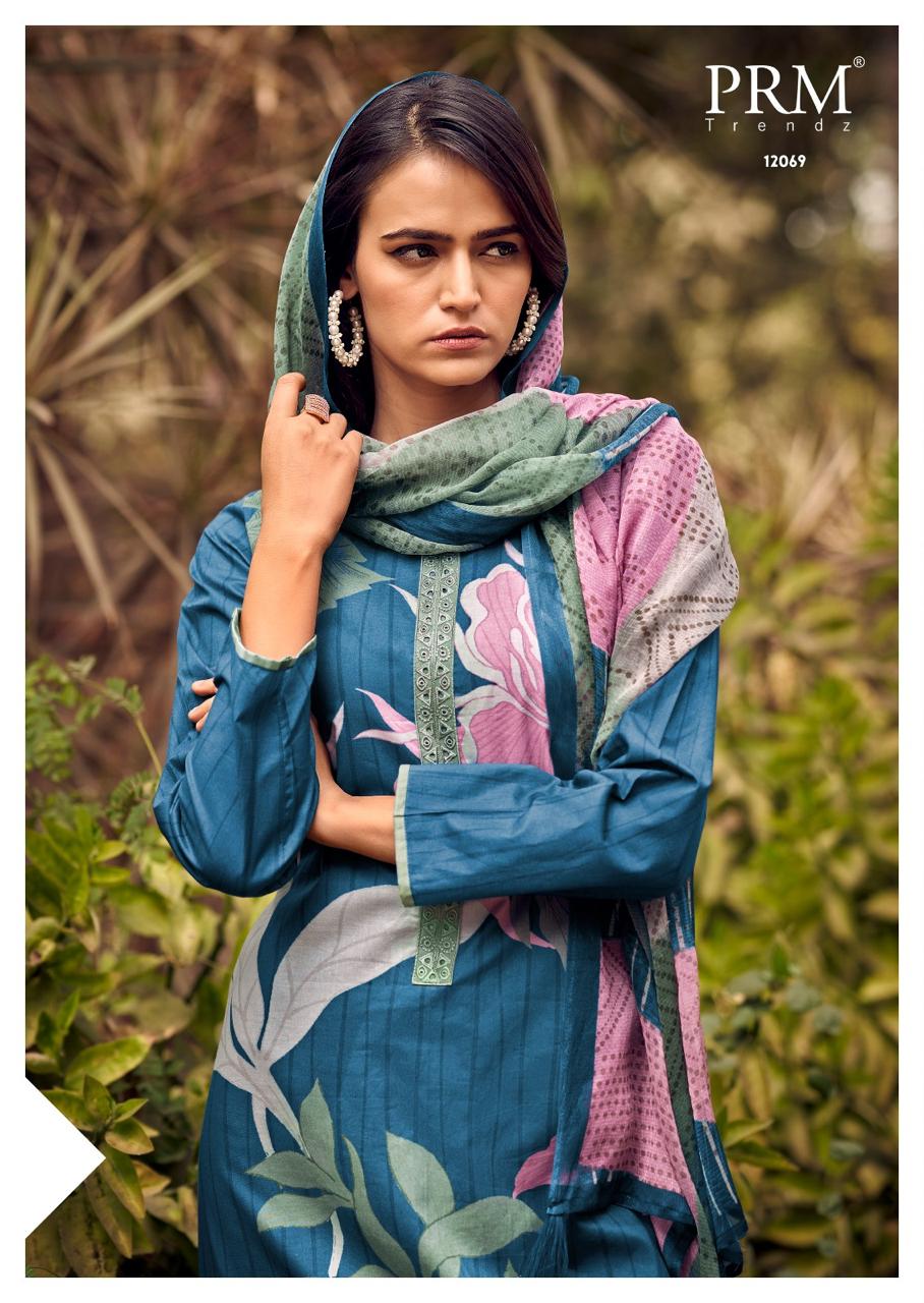 BRISCA Lawn Cotton With Digital Print Festival Wear Unstitched Salwar Suit 6 Piece Catalogue