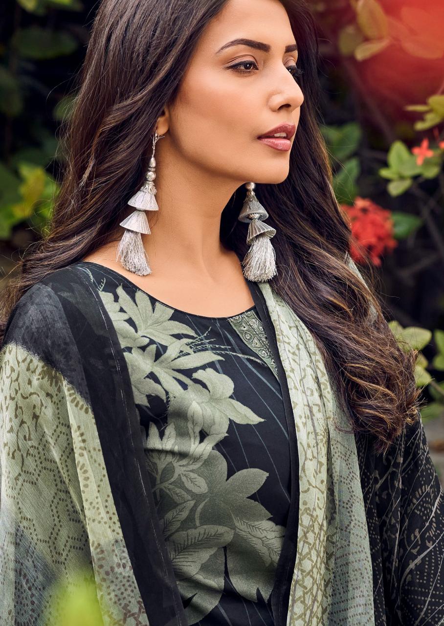 BRISCA Lawn Cotton With Digital Print Festival Wear Unstitched Salwar Suit 6 Piece Catalogue