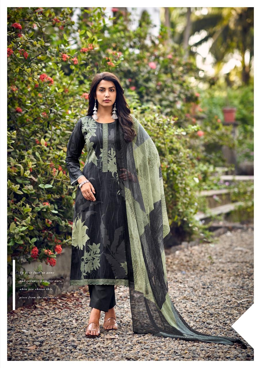 BRISCA Lawn Cotton With Digital Print Festival Wear Unstitched Salwar Suit 6 Piece Catalogue