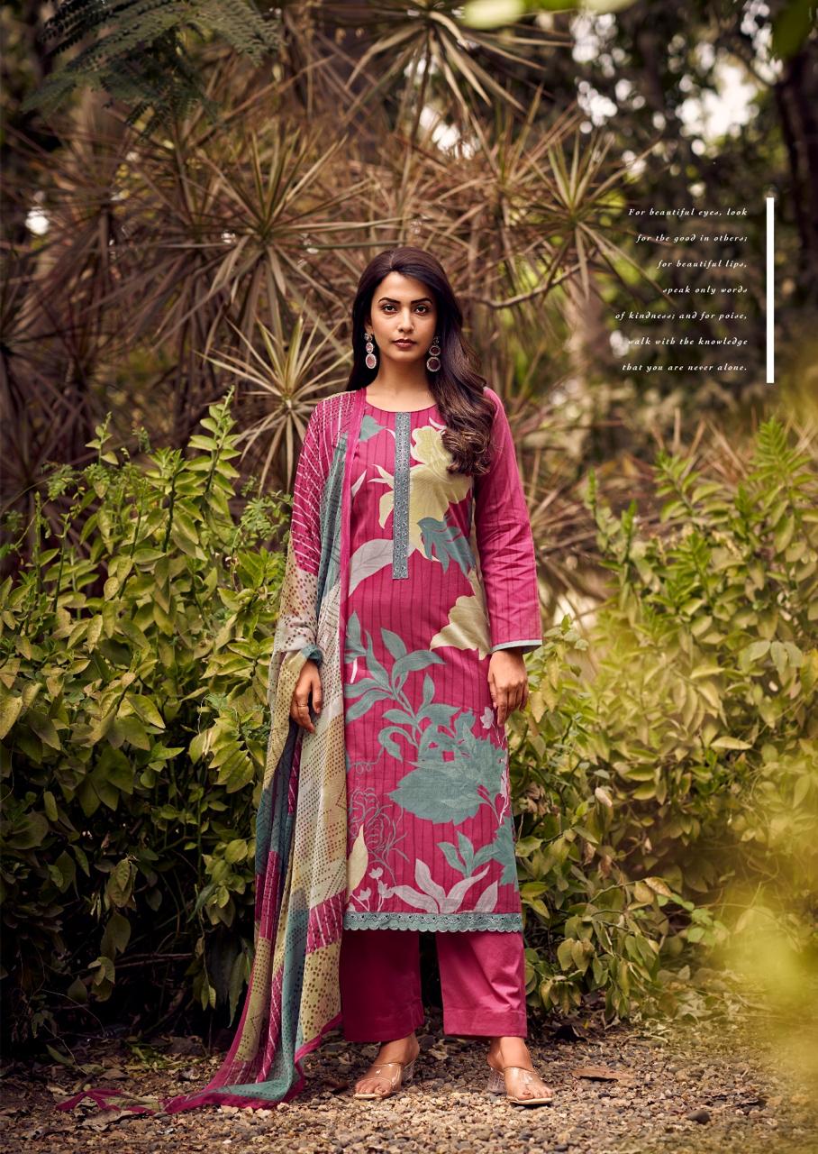 BRISCA Lawn Cotton With Digital Print Festival Wear Unstitched Salwar Suit 6 Piece Catalogue
