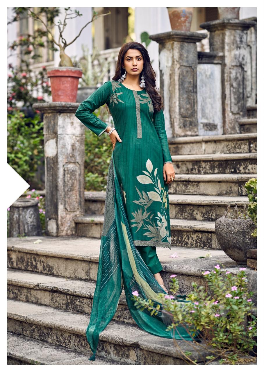 BRISCA Lawn Cotton With Digital Print Festival Wear Unstitched Salwar Suit 6 Piece Catalogue