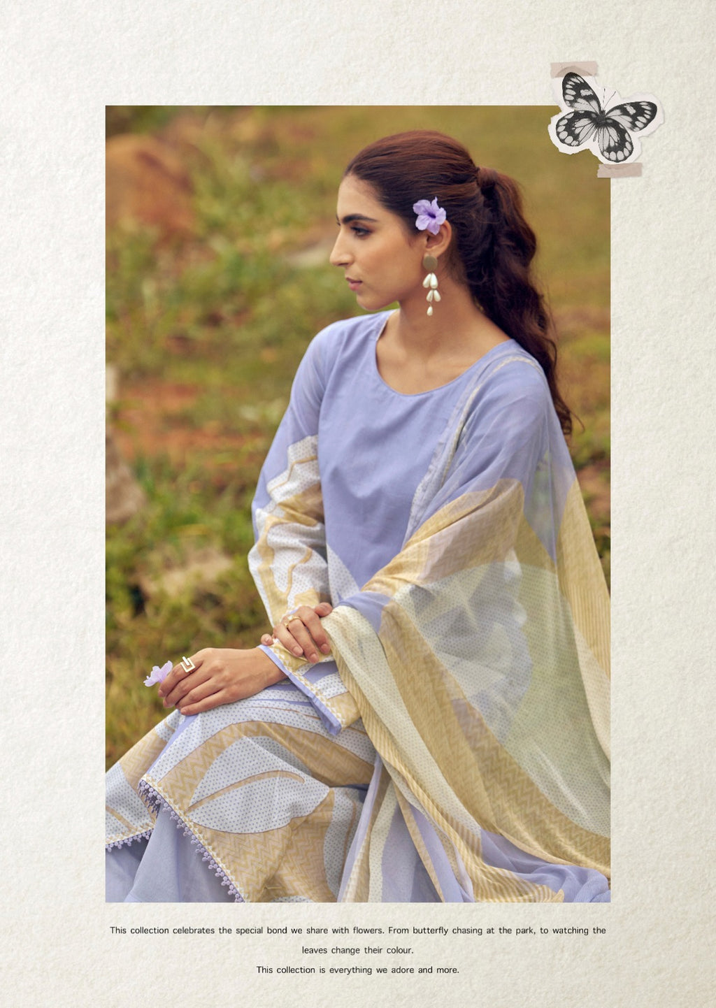 SAFINA Lawn  Cotton With DIgital Printed Festival Wear Unstitched Salwar Suit 6 Piece Cataloge