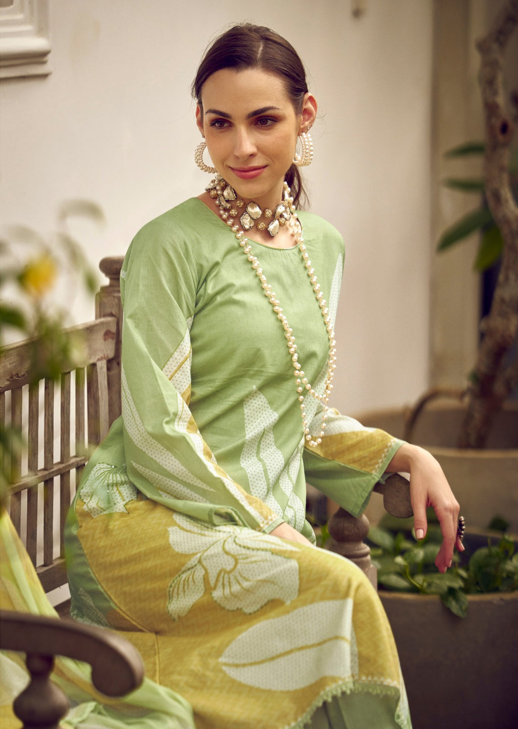 SAFINA Lawn  Cotton With DIgital Printed Festival Wear Unstitched Salwar Suit 6 Piece Cataloge