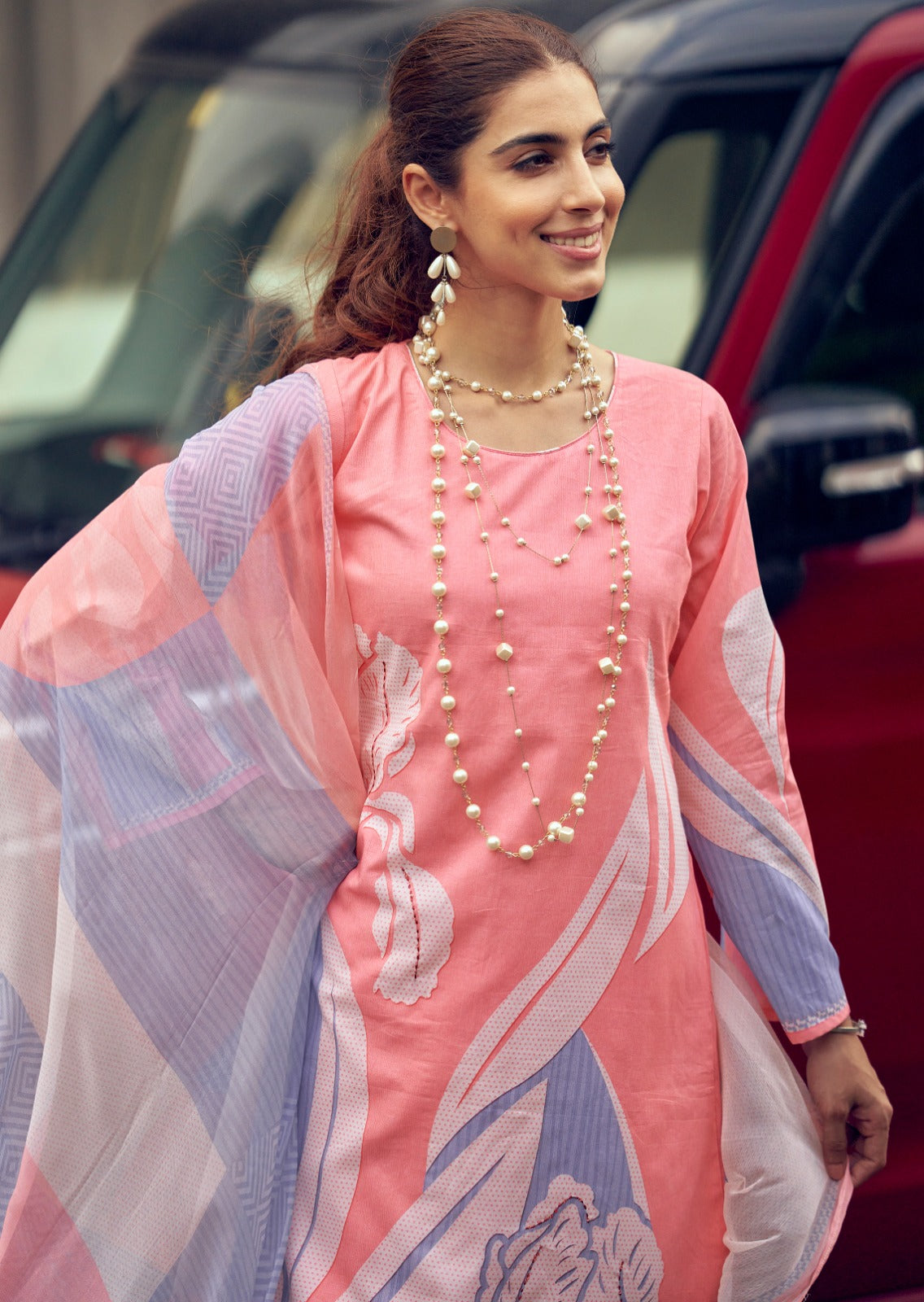 SAFINA Lawn  Cotton With DIgital Printed Festival Wear Unstitched Salwar Suit 6 Piece Cataloge