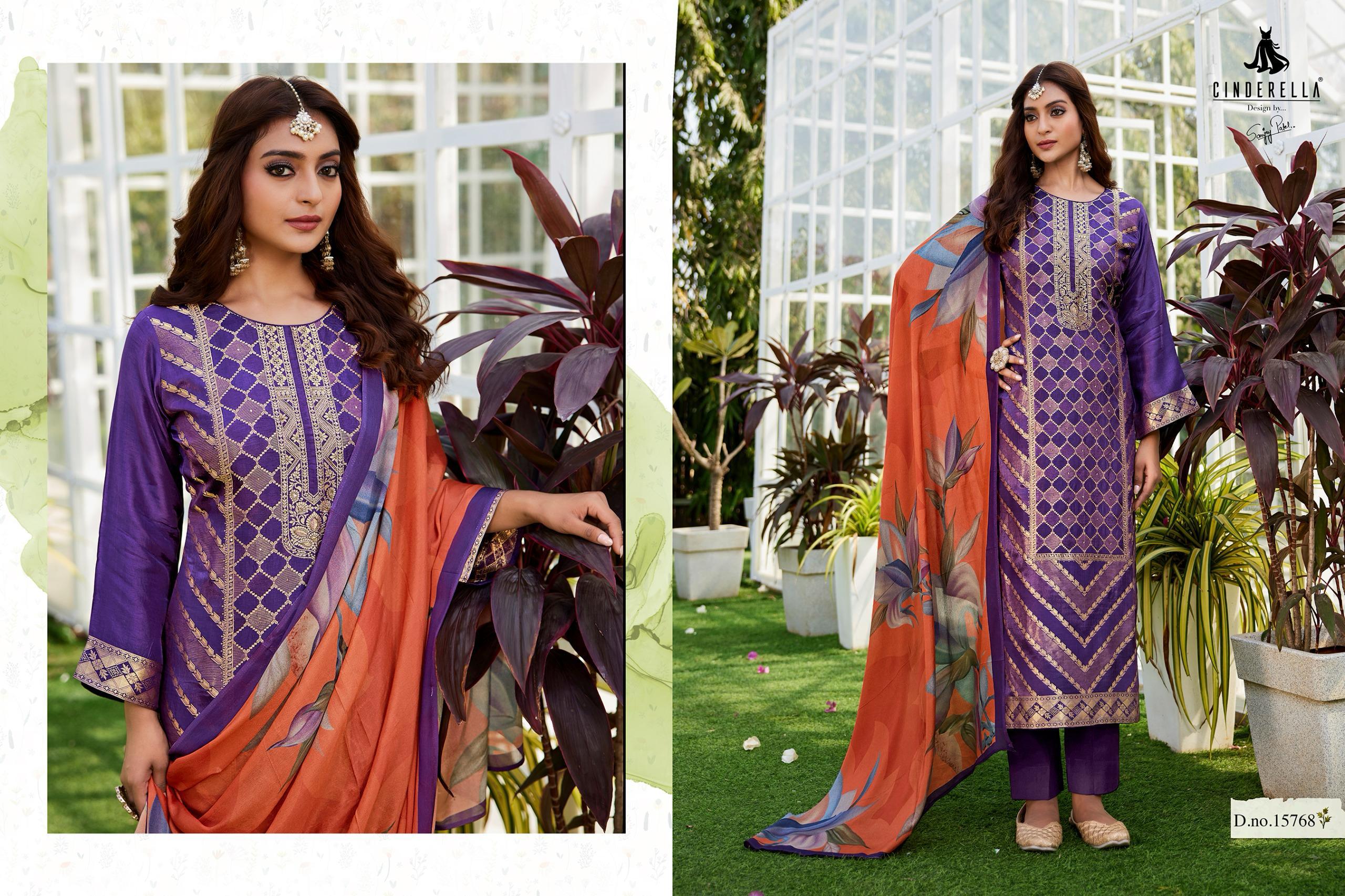 ASHKI Pure Rancard Silk Occasional Wear Unstitched Salwar Suit 4 Pieces Catalog
