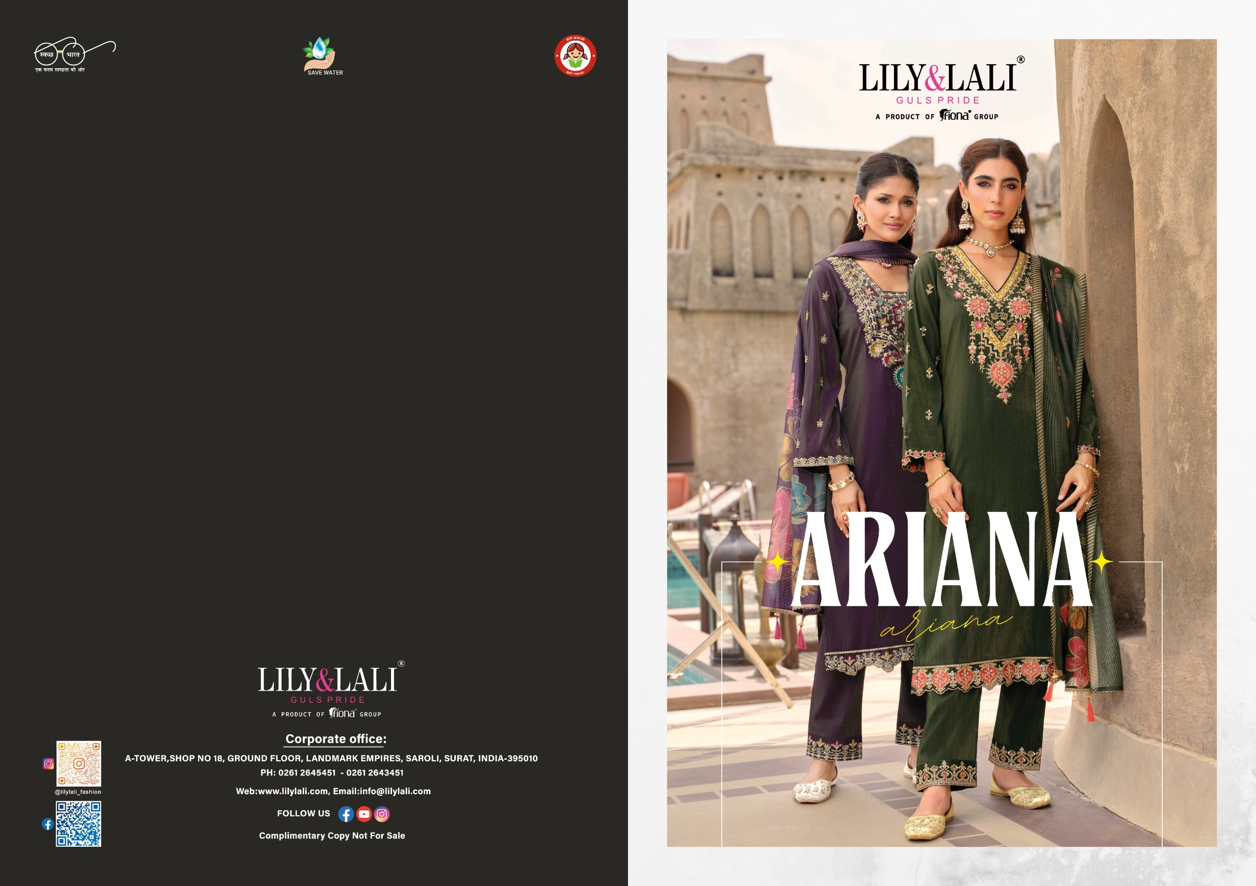 Ariana Simmer Silk Hand Work Festive Wear Redymade Saiwar Suite 4 Piece Cataloge