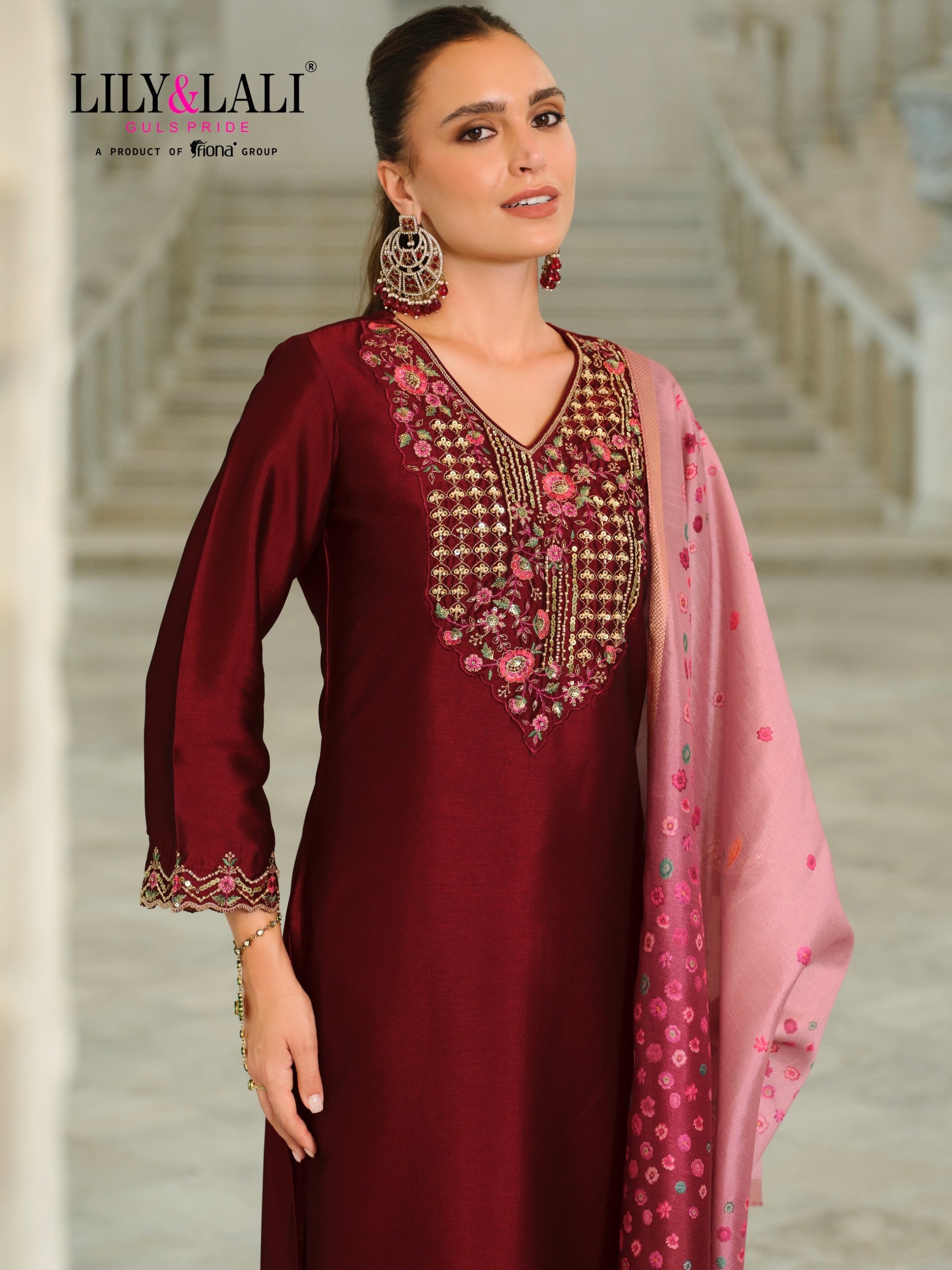 Monica Fancy Silk Hand Work Festival Wear  Readymde Salwar Suit 4 Catalogue