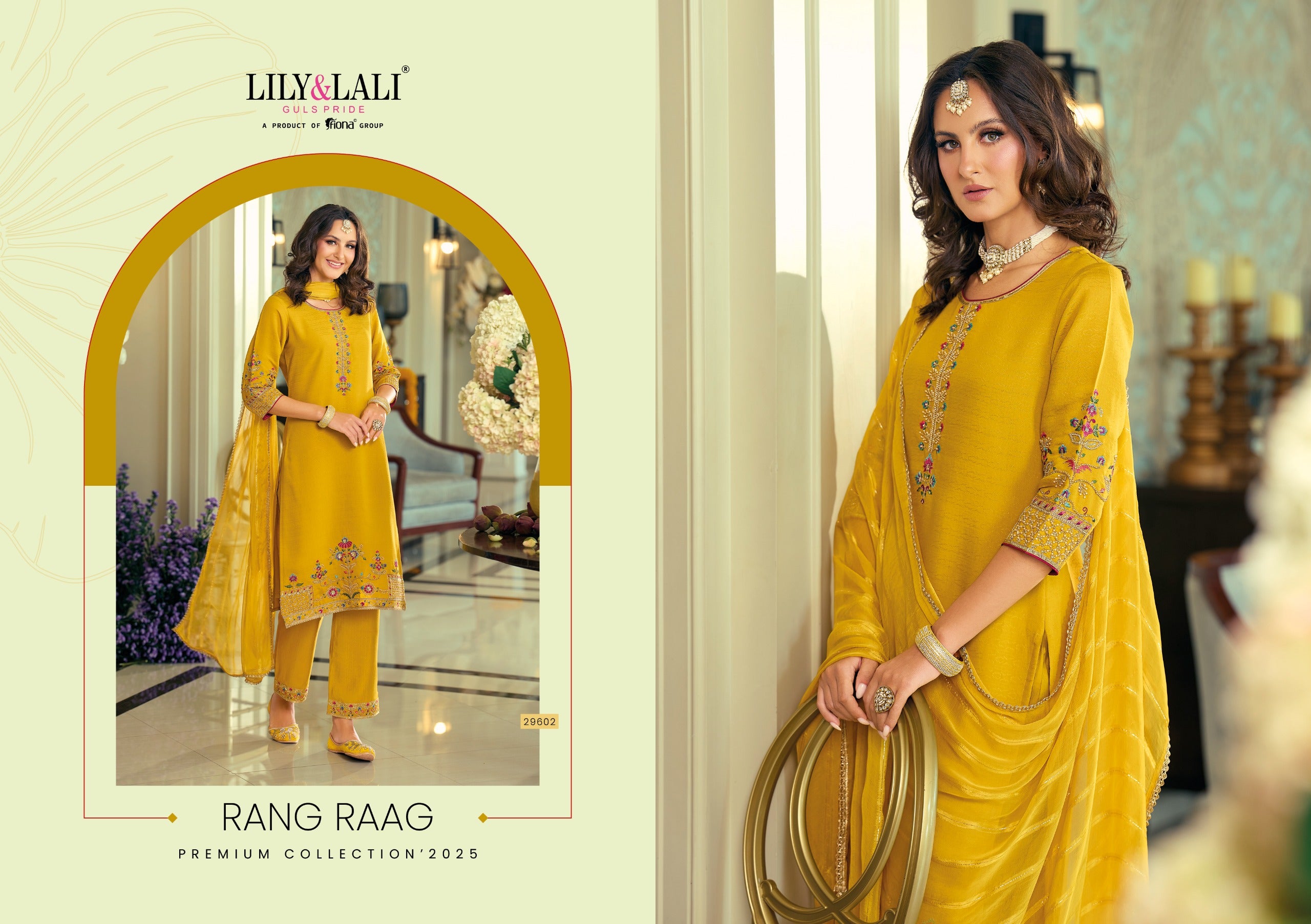 Rang Raag Viscose Silk Embroidery And Hand Work Festive Wear Readymade Salwar Suit 4 Piece Catalogue