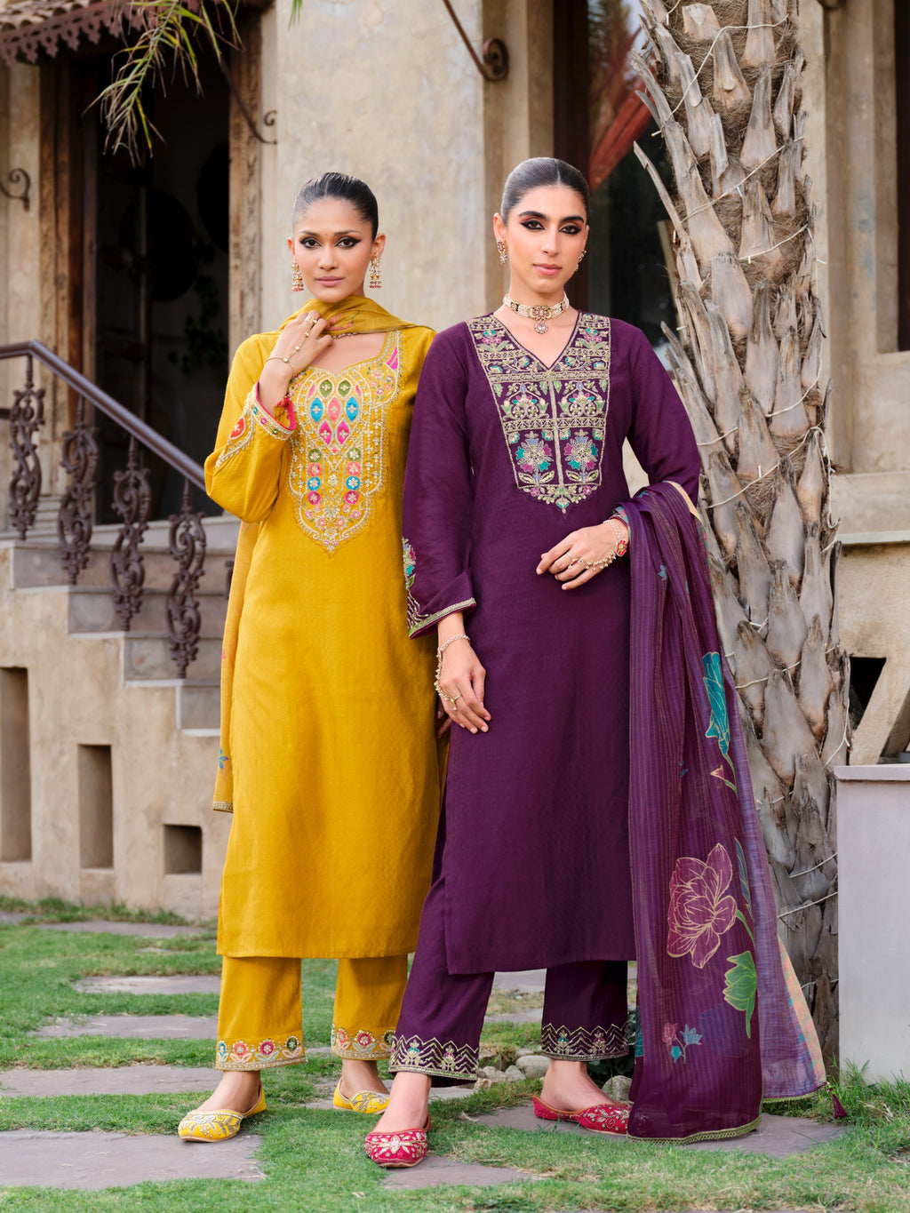 Deepika Handwork Silk Occasional Wear Readymade Salwar Suit 4 Pieces Catalog