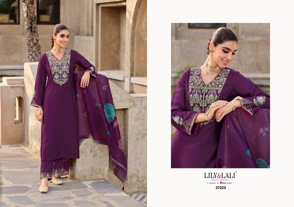 Deepika Handwork Silk Occasional Wear Readymade Salwar Suit 4 Pieces Catalog