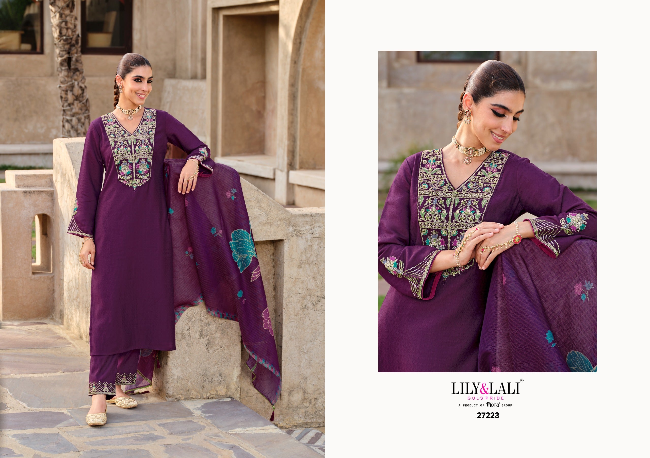 Deepika Handwork Silk Occasional Wear Readymade Salwar Suit 4 Pieces Catalog