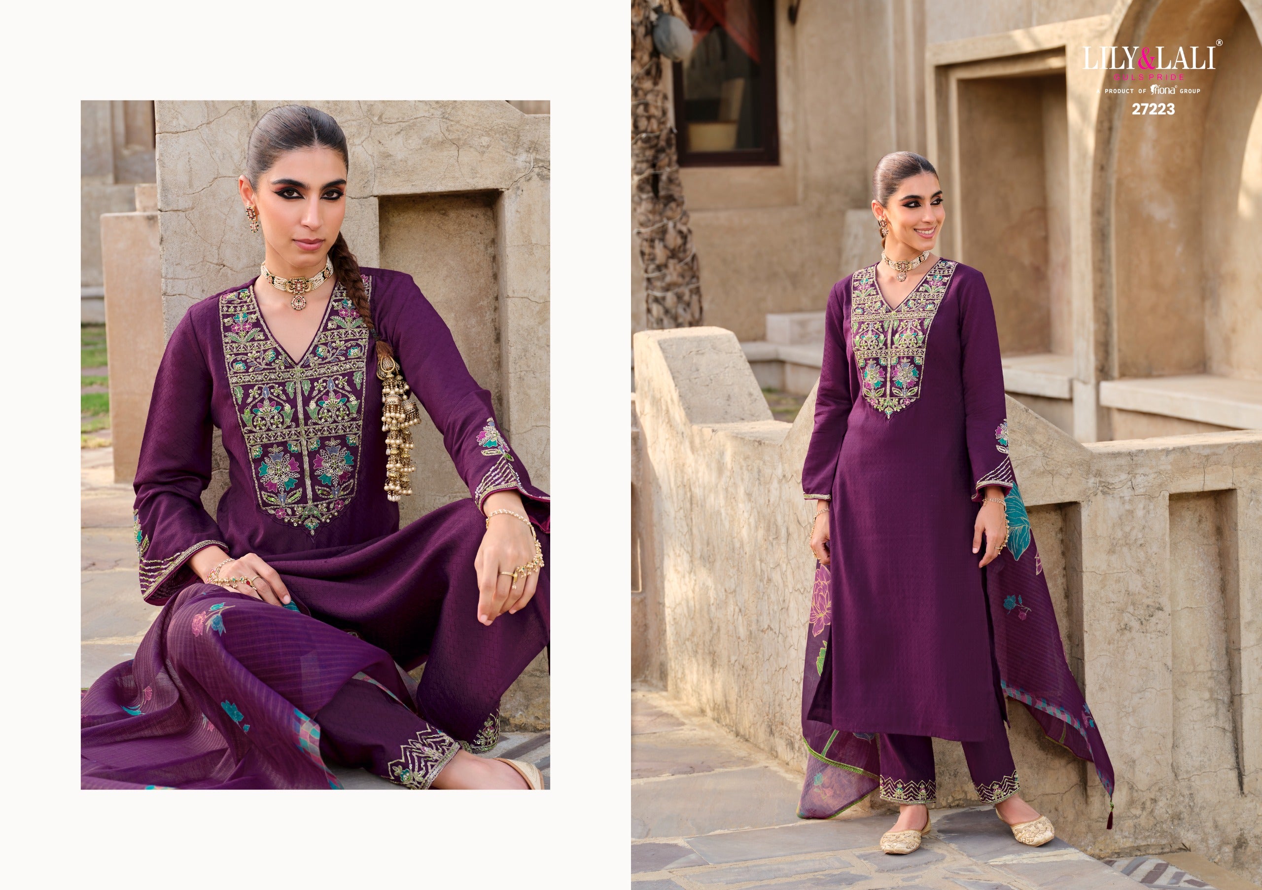 Deepika Handwork Silk Occasional Wear Readymade Salwar Suit 4 Pieces Catalog