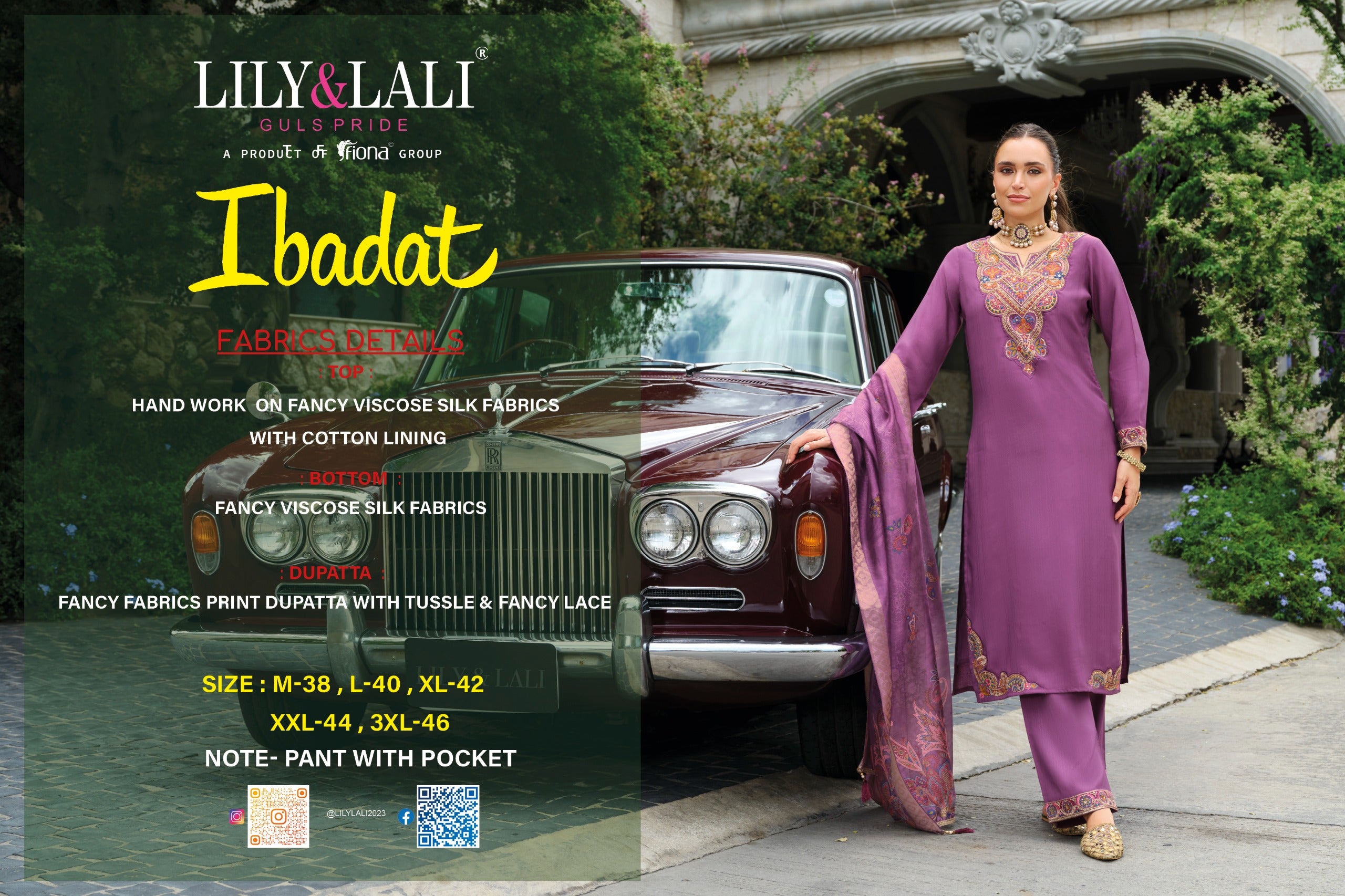 Ibadat Handwork Fancy Viscose Silk Eid Special Readymade Salwar Suit 4 Pieces Catalog