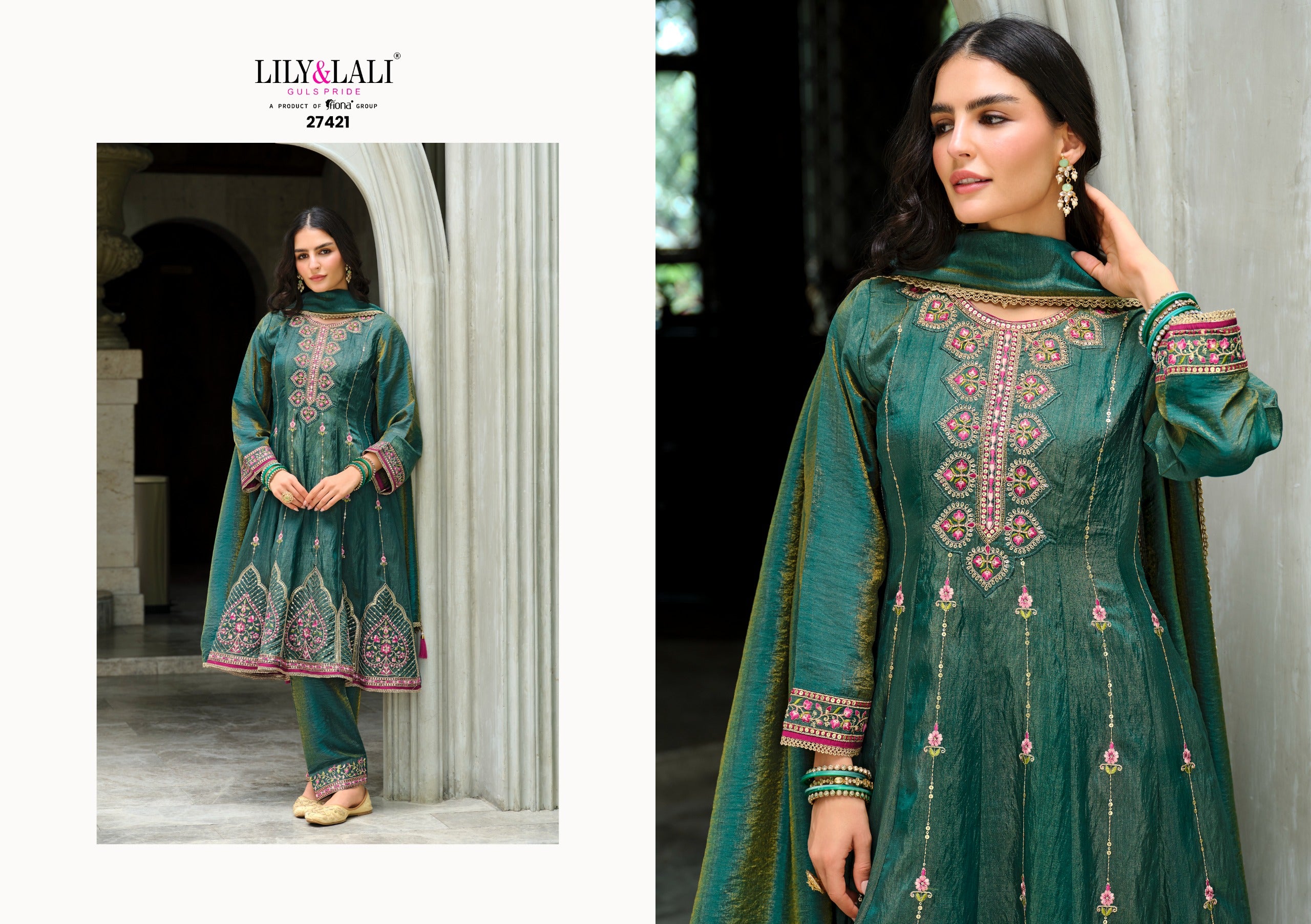 Sajni Embroidery Work Viscose Silk Occasional Wear Readymade Salwar Suit  4 Pieces Catalog