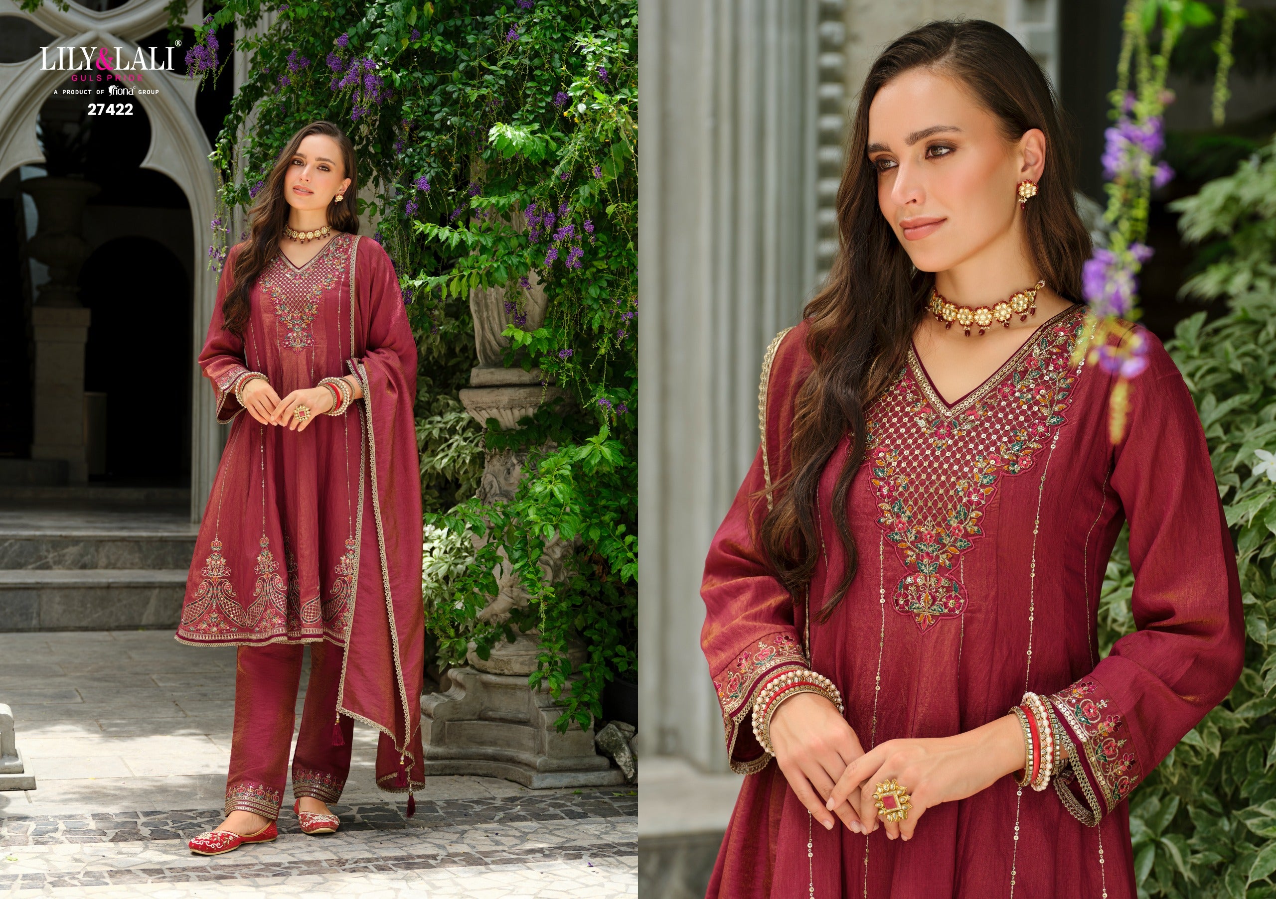 Sajni Embroidery Work Viscose Silk Occasional Wear Readymade Salwar Suit  4 Pieces Catalog
