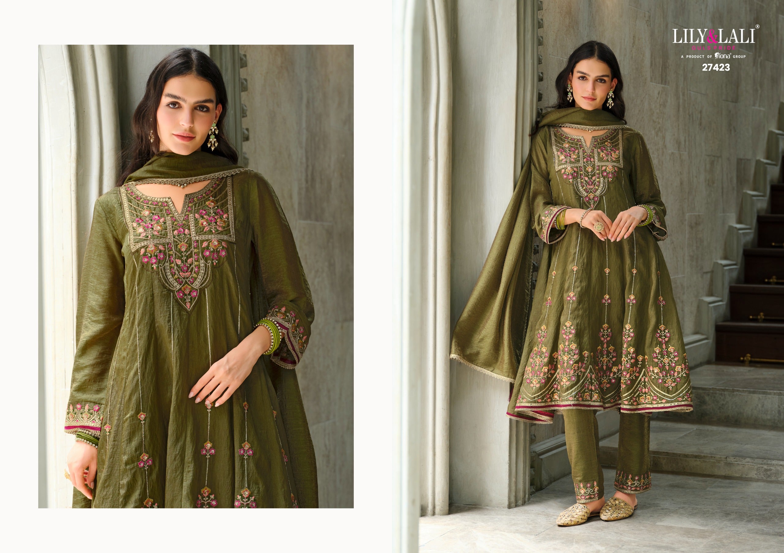 Sajni Embroidery Work Viscose Silk Occasional Wear Readymade Salwar Suit  4 Pieces Catalog
