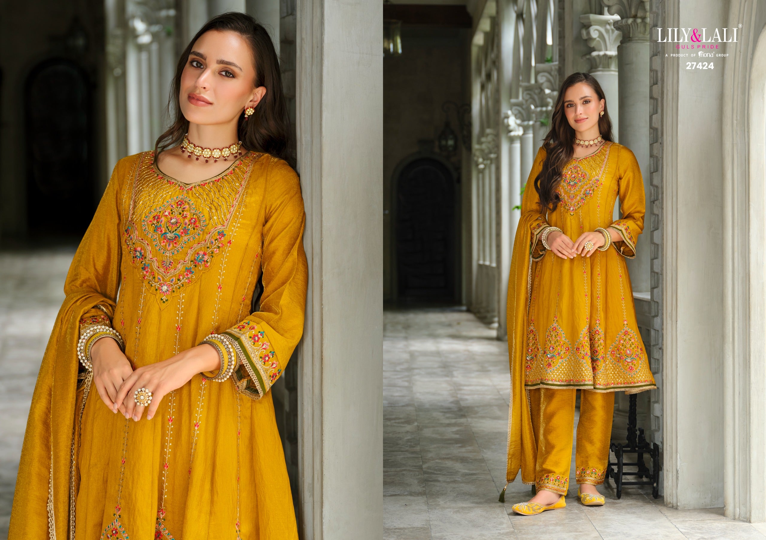 Sajni Embroidery Work Viscose Silk Occasional Wear Readymade Salwar Suit  4 Pieces Catalog