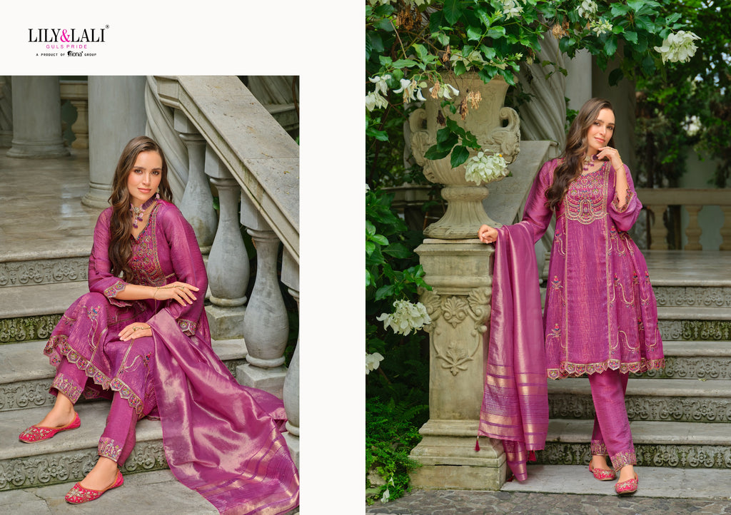 Suhana Embroidery Work Simmer Silk Occasional Wear Readymade Salwar Suit  4 Pieces Catalog