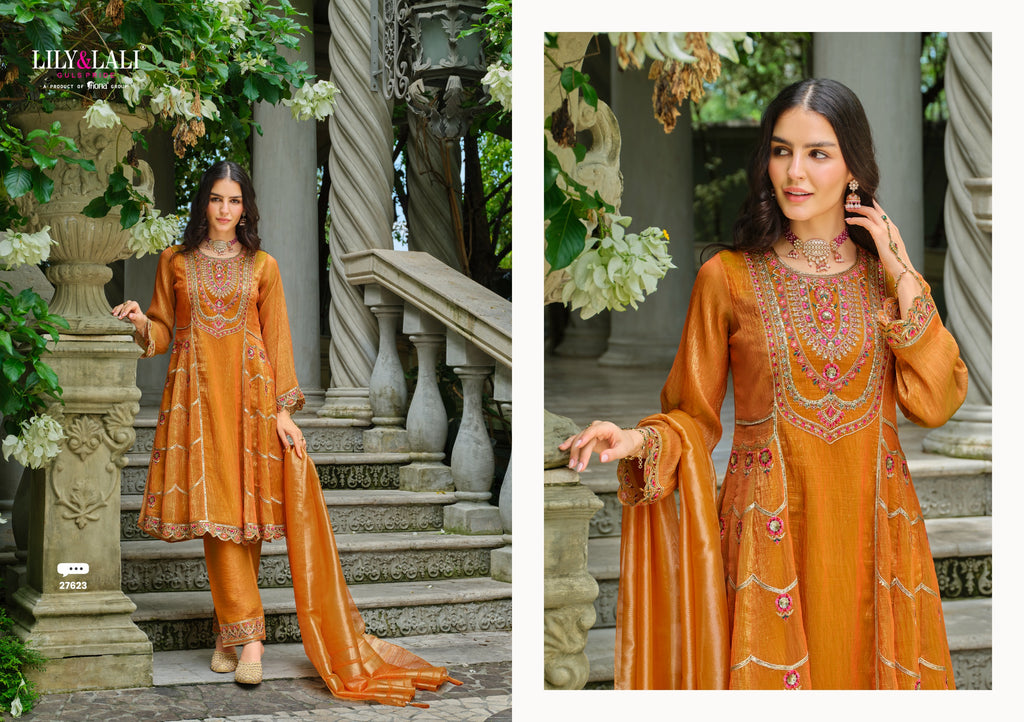 Suhana Embroidery Work Simmer Silk Occasional Wear Readymade Salwar Suit  4 Pieces Catalog